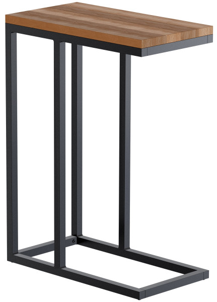 Stolik boczny Manteo 46x25x63 cm czarny drewno 1037291