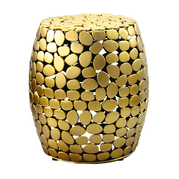 Stolik boczny okrągły 40cm Stolik kawowy Metal Alu Stolik do salonu mały 965214