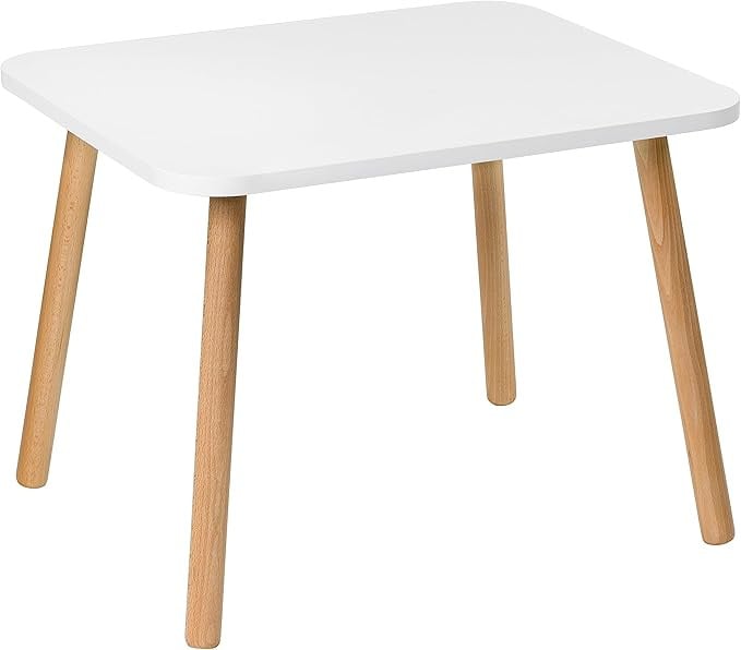 Stolik dla dzieci Prostokątny Biały 50 x 60 x 47 cm 292521
