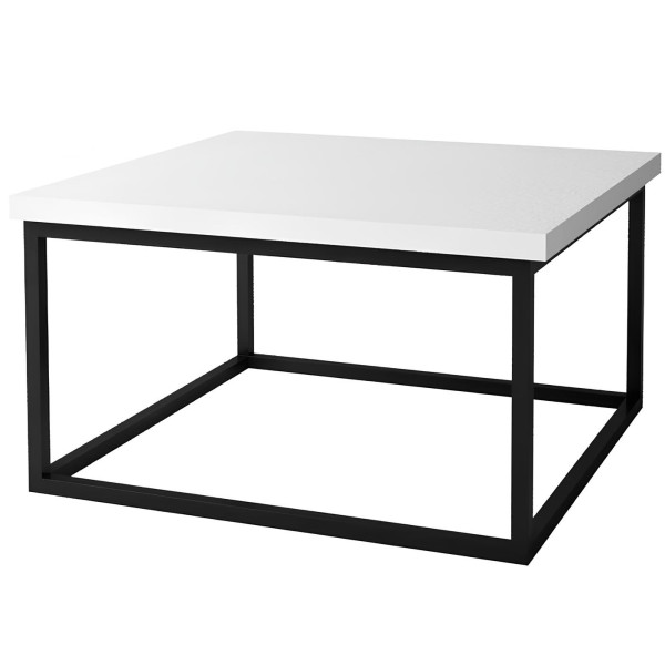 Stolik do salonu kawowy ława Biały do wyboru Stelaż Czarny 120 x 60 x 48 CM 774209