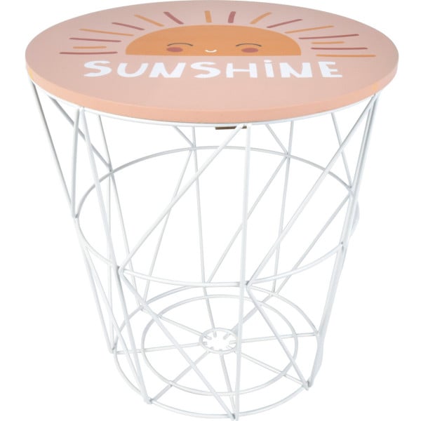 Stolik dziecięcy z funkcją schowka, Ø 30 cm 608074