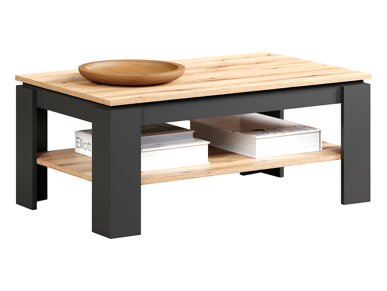 Stolik Esteban 110 cm dąb evok/grafit 260504
