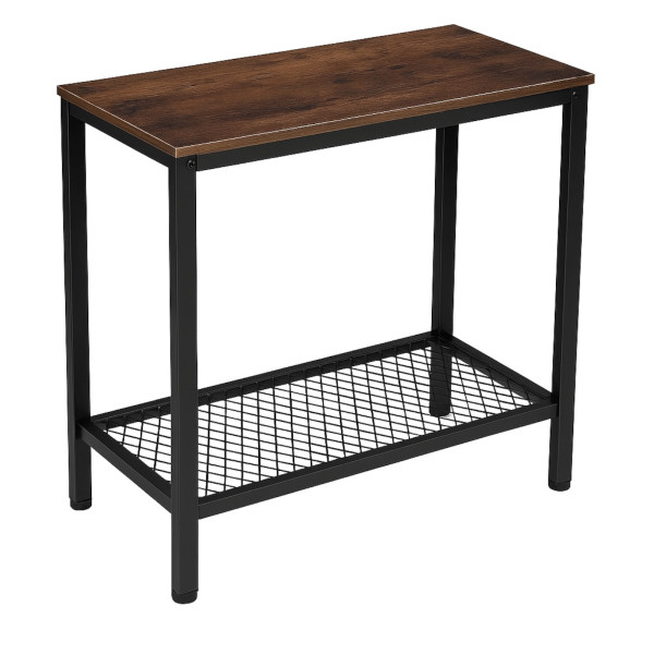 Stolik industrialny konsola loft półka podłużna do przedpokoju salonu 60x30 807809