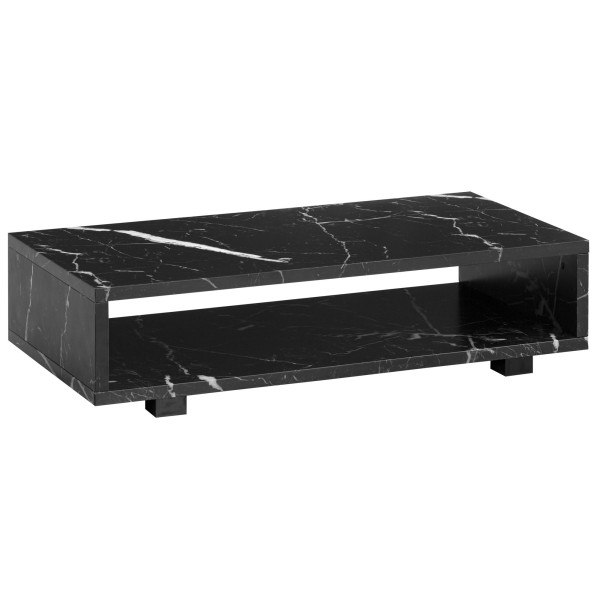 Stolik Kawowy 100x50x25 cm z Półką Nowoczesny Duży MDF do Salonu 710767