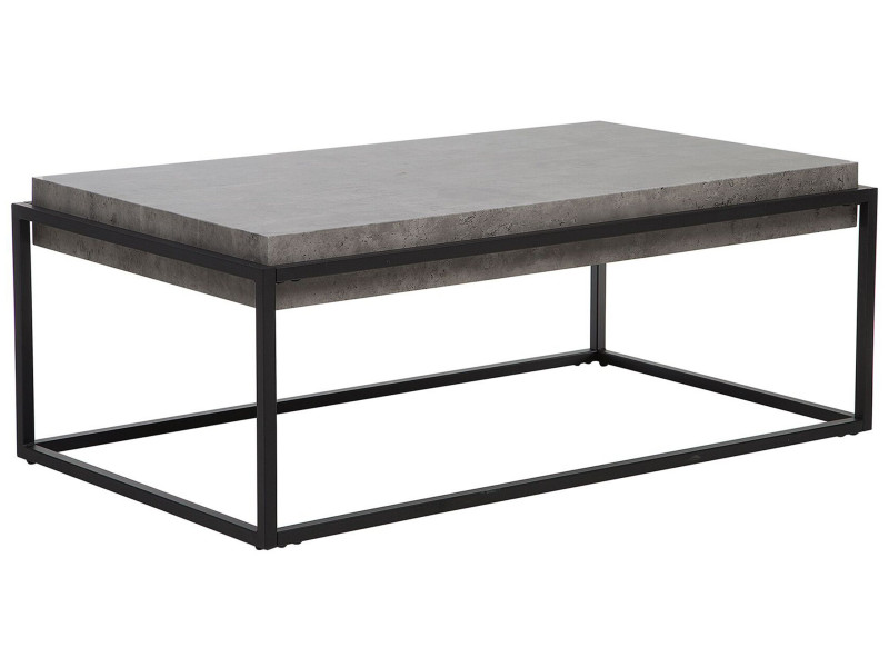 Stolik kawowy 104 x 61 cm szary beton 115247