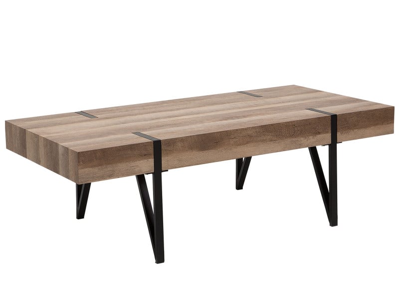 Stolik kawowy 110x60 cm brązowy 63178