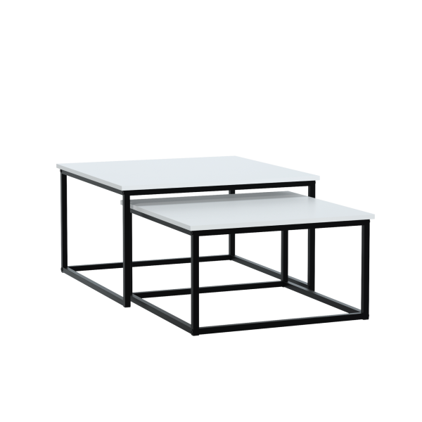 Stolik Kawowy 2w1 Loft ONE FURNITURE Laminat Biały 202563