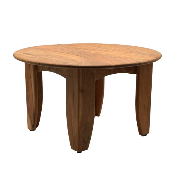 Stolik kawowy 60cm Akacja lite drewno Okrągły Stół do salonu Stolik 965225