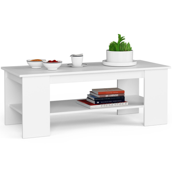 Stolik kawowy AKORD KAMI Biały 120 cm Biały mat 120x50x45 cm 303353
