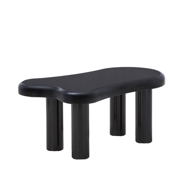 Stolik kawowy ALTO lakierowany czarny 100x60x45 cm HOMLA 955588