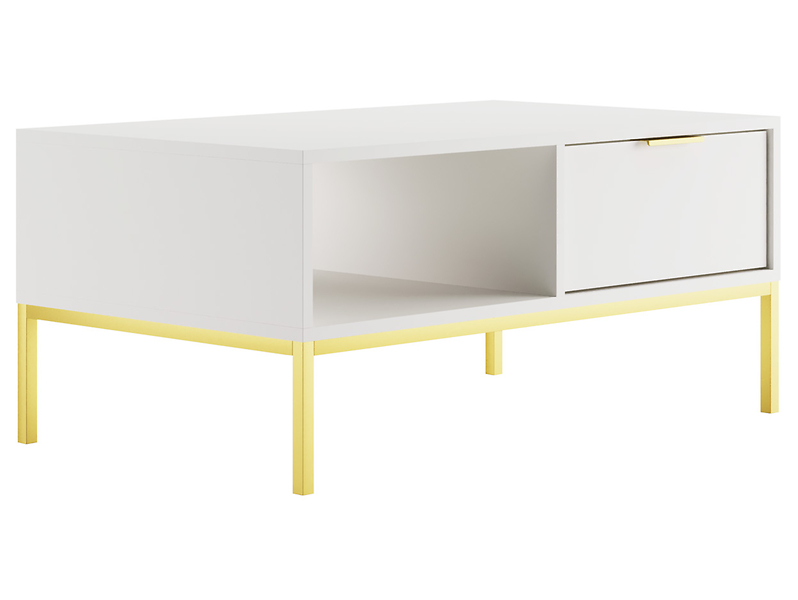 Stolik kawowy Austin 100 cm biały 354834