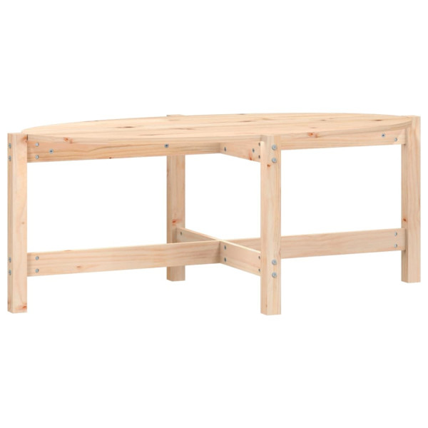 Stolik kawowy Brąz 118 x 63 x 45 cm Drewno sosnowe vidaXL 133666