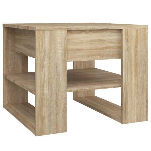 Stolik kawowy Brąz Materiał drewnopochodny vidaXL 133653