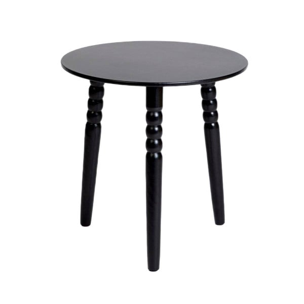 Stolik kawowy CAST czarny 40x40x40 cm HOMLA 955575