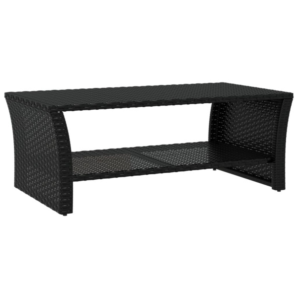 Stolik kawowy Czarny Technorattan vidaXL 259625