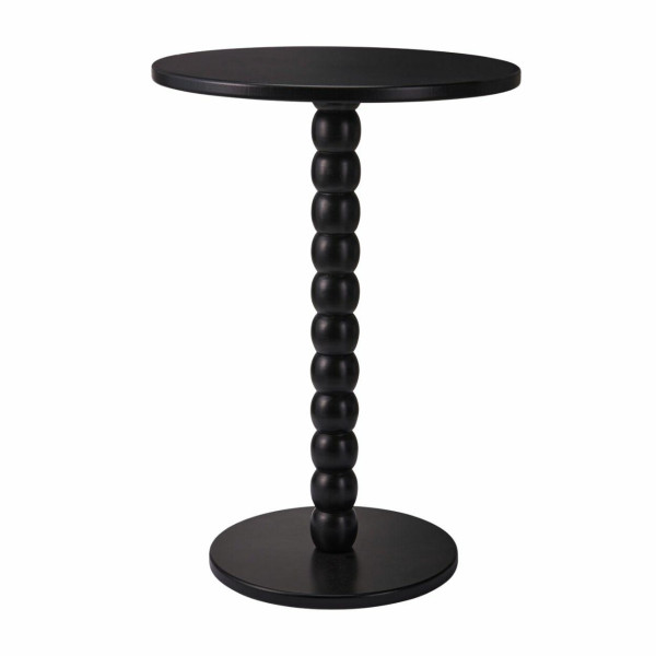Stolik kawowy dekoracyjny czarny 35xh50 cm 994489