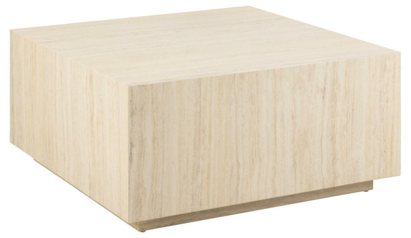 STOLIK KAWOWY Dice 90x90cm imitujący trawertyn Z MDF 576231