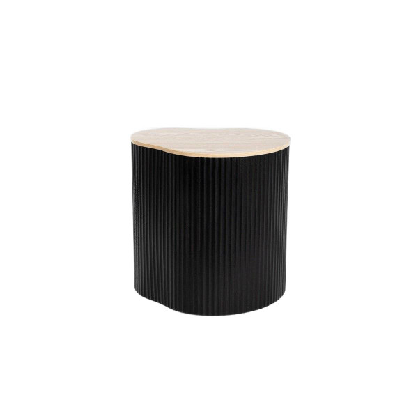 Stolik kawowy GEBO czarny 47x37x47,5 cm HOMLA 955595