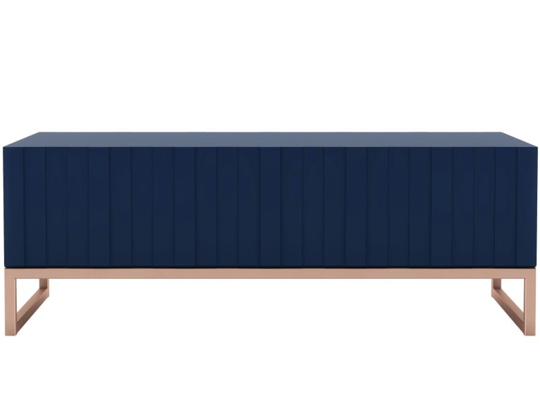 Stolik kawowy Glamour prostokątny ława granatowy Mat 110 cm 200065