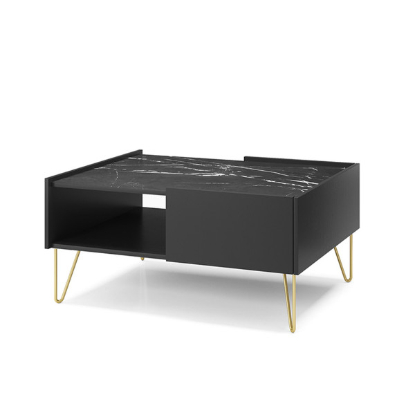 Stolik kawowy Harmony L97 do salonu w kolorze czarnym 351478
