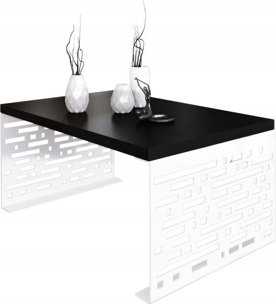 Stolik kawowy Kafelki Nowoczesna Ława Loft Metal Biały+MiniPearl 917149