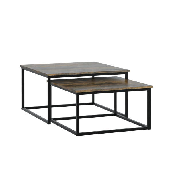 Stolik Kawowy Ława ONE FURNITURE Laminat - Brąz Rustrykalny 202555