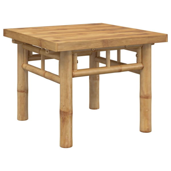 Stolik Kawowy Ława Stół Bambusowy 45x45x35 Do Salonu Do Pokoju 736420