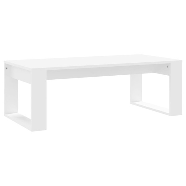 Stolik Kawowy Ława Stół Biały 102x50x35 Do Salonu Do Pokoju 735066