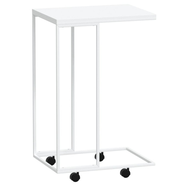 Stolik Kawowy Ława Stół Biały 40x30x63.5 Do Salonu Do Pokoju 736266