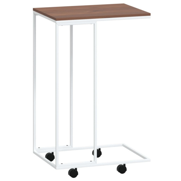 Stolik Kawowy Ława Stół Biały 40x30x63.5 Do Salonu Do Pokoju 735366