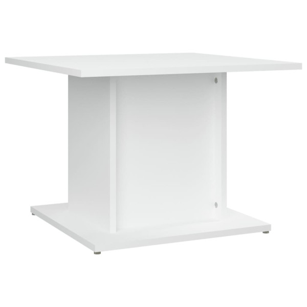 Stolik Kawowy Ława Stół Biały 55.5x55.5x40 Do Salonu Do Pokoju 730074