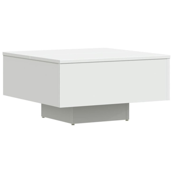 Stolik Kawowy Ława Stół Biały 60x60x31.5 Do Salonu Do Pokoju 731871