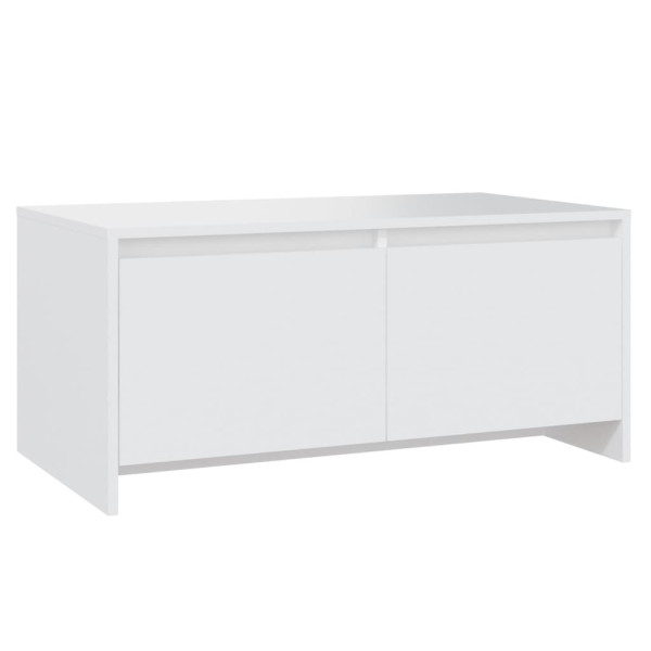 Stolik Kawowy Ława Stół Biały 90x50x41.5 Do Salonu Do Pokoju 736051