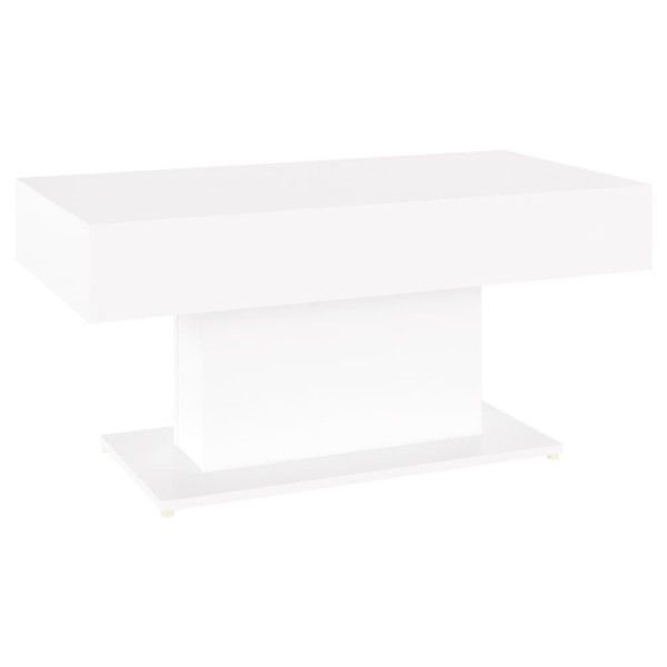 Stolik Kawowy Ława Stół Biały 96x50x45 Do Salonu Do Pokoju 729909