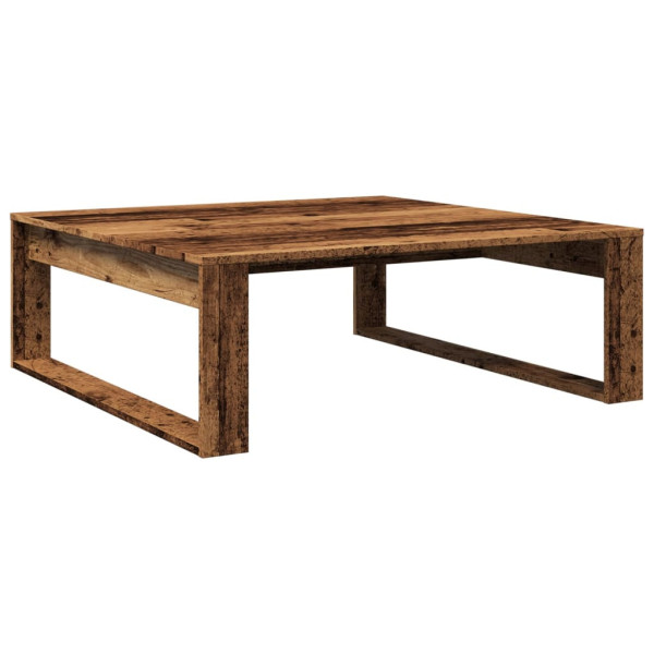 Stolik Kawowy Ława Stół Brązowy 100x100x35 Do Salonu Do Pokoju 735493