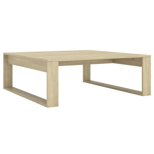 Stolik Kawowy Ława Stół Brązowy 100x100x35 Do Salonu Do Pokoju 735667