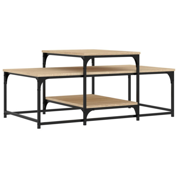 Stolik Kawowy Ława Stół Brązowy 102x60x45 Do Salonu Do Pokoju 731023