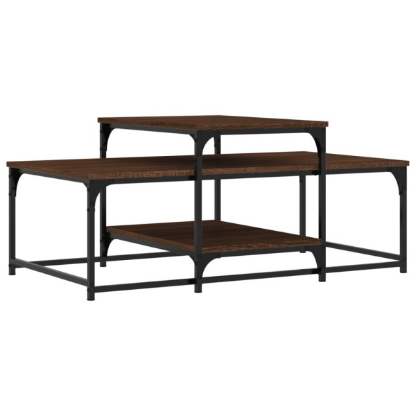Stolik Kawowy Ława Stół Brązowy 102x60x45 Do Salonu Do Pokoju 731026