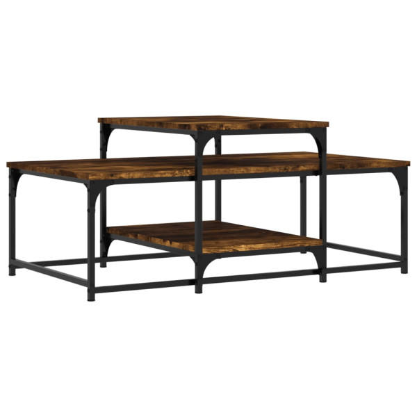 Stolik Kawowy Ława Stół Brązowy 102x60x45 Do Salonu Do Pokoju 731004