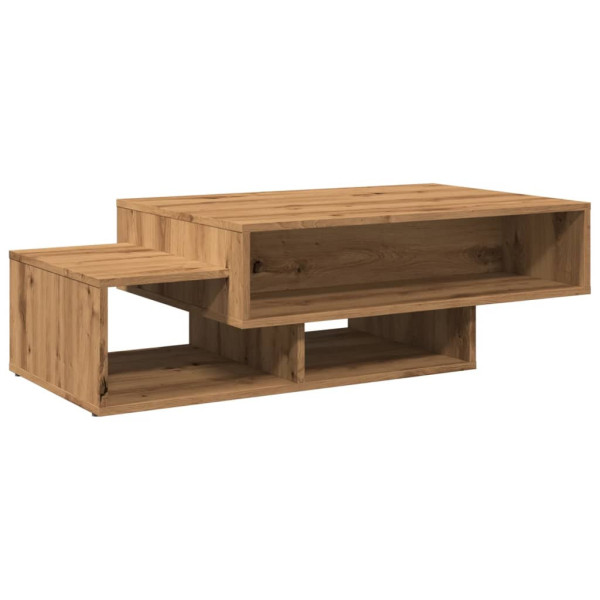 Stolik Kawowy Ława Stół Brązowy 105x55x32 Przegrody Do Salonu Do Pokoju 730252
