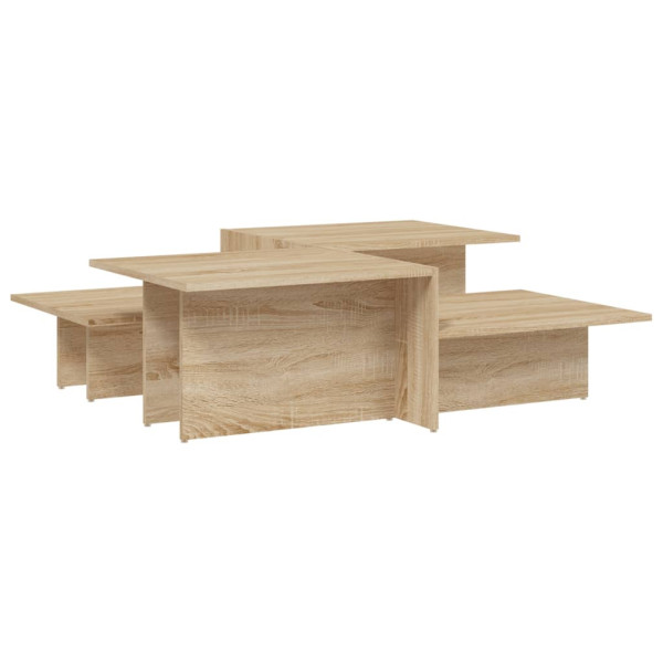 Stolik Kawowy Ława Stół Brązowy 111.5x50x33 Do Salonu Do Pokoju 732043