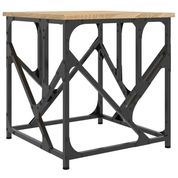 Stolik Kawowy Ława Stół Brązowy 45x45x47.5 Do Salonu Do Pokoju 735684