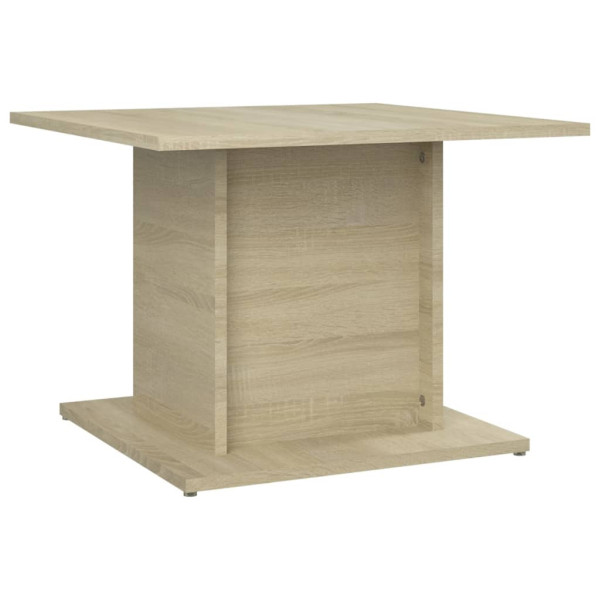 Stolik Kawowy Ława Stół Brązowy 55.5x55.5x40 Do Salonu Do Pokoju 730079