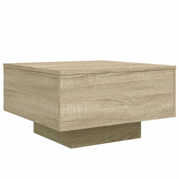 Stolik Kawowy Ława Stół Brązowy 55x55x31 Do Salonu Do Pokoju 730582