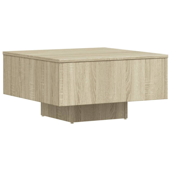 Stolik Kawowy Ława Stół Brązowy 60x60x31.5 Do Salonu Do Pokoju 731762