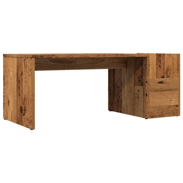 Stolik Kawowy Ława Stół Brązowy 90x45x35 Komora Boczna Do Salonu Do Pokoju 730607