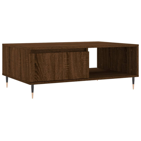 Stolik Kawowy Ława Stół Brązowy 90x60x35 Do Salonu Do Pokoju 735391