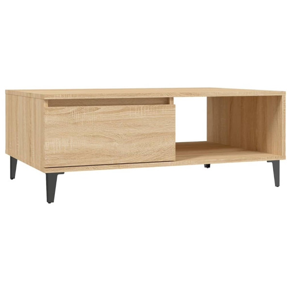 Stolik Kawowy Ława Stół Brązowy 90x60x35 Do Salonu Do Pokoju 731702