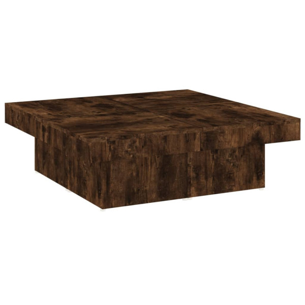 Stolik Kawowy Ława Stół Brązowy 90x90x28 Do Salonu Do Pokoju 735262