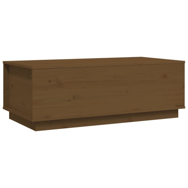 Stolik Kawowy Ława Stół Brązowy Drewniany 100x50x35 Podnoszony Blat 732018